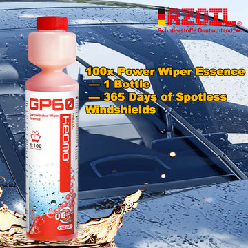 RZOIL GP60 Concentrated Wiper Essence - 1:100 Ultra Super Glass Cleaner (250ml)